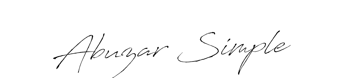 Here are the top 10 professional signature styles for the name Abuzar Simple. These are the best autograph styles you can use for your name. Abuzar Simple signature style 6 images and pictures png