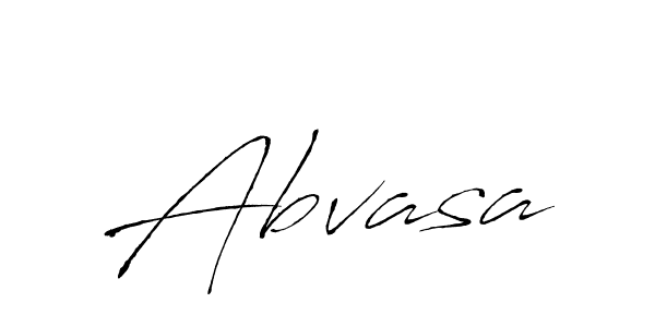 Use a signature maker to create a handwritten signature online. With this signature software, you can design (Antro_Vectra) your own signature for name Abvasa. Abvasa signature style 6 images and pictures png
