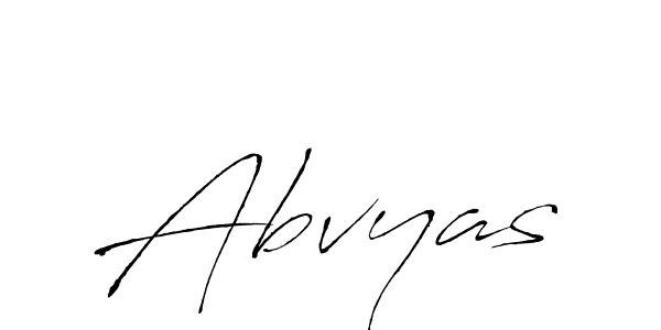 Use a signature maker to create a handwritten signature online. With this signature software, you can design (Antro_Vectra) your own signature for name Abvyas. Abvyas signature style 6 images and pictures png