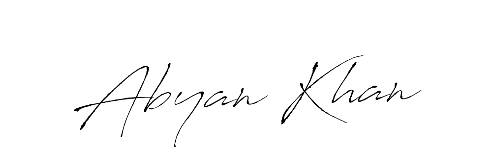 This is the best signature style for the Abyan Khan name. Also you like these signature font (Antro_Vectra). Mix name signature. Abyan Khan signature style 6 images and pictures png