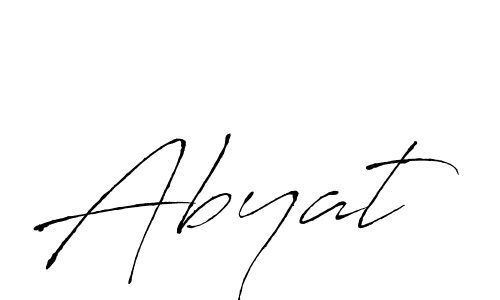 The best way (Antro_Vectra) to make a short signature is to pick only two or three words in your name. The name Abyat include a total of six letters. For converting this name. Abyat signature style 6 images and pictures png