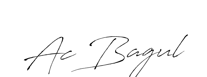 How to make Ac Bagul signature? Antro_Vectra is a professional autograph style. Create handwritten signature for Ac Bagul name. Ac Bagul signature style 6 images and pictures png
