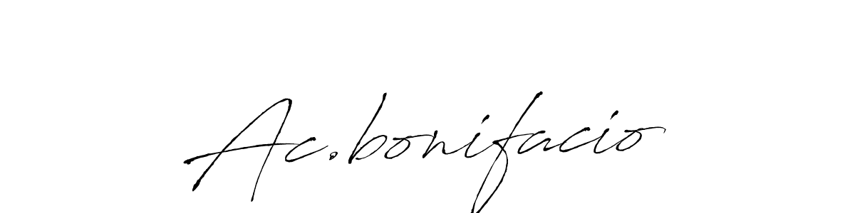 See photos of Ac.bonifacio official signature by Spectra . Check more albums & portfolios. Read reviews & check more about Antro_Vectra font. Ac.bonifacio signature style 6 images and pictures png