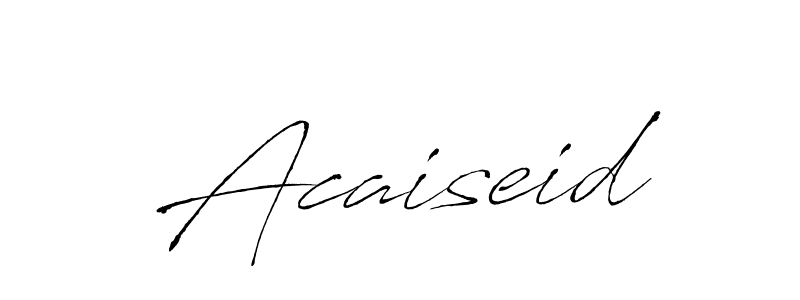 Once you've used our free online signature maker to create your best signature Antro_Vectra style, it's time to enjoy all of the benefits that Acaiseid name signing documents. Acaiseid signature style 6 images and pictures png