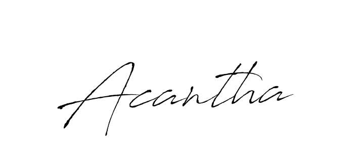 It looks lik you need a new signature style for name Acantha. Design unique handwritten (Antro_Vectra) signature with our free signature maker in just a few clicks. Acantha signature style 6 images and pictures png