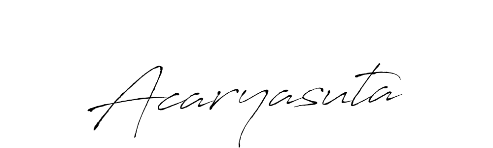 Acaryasuta stylish signature style. Best Handwritten Sign (Antro_Vectra) for my name. Handwritten Signature Collection Ideas for my name Acaryasuta. Acaryasuta signature style 6 images and pictures png