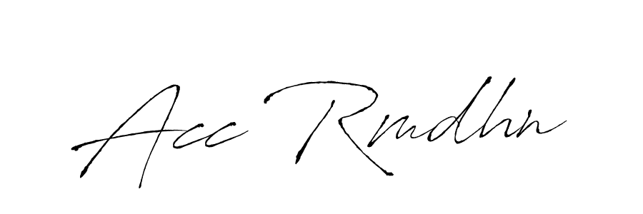 Also we have Acc Rmdhn name is the best signature style. Create professional handwritten signature collection using Antro_Vectra autograph style. Acc Rmdhn signature style 6 images and pictures png