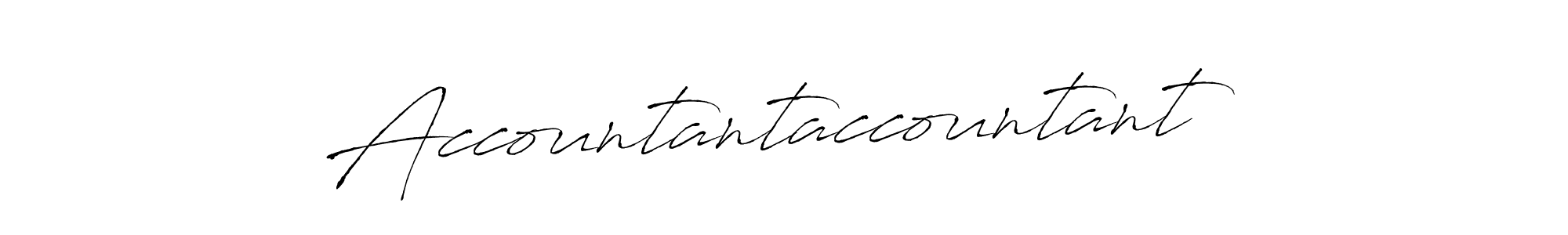 Use a signature maker to create a handwritten signature online. With this signature software, you can design (Antro_Vectra) your own signature for name Accountantaccountant. Accountantaccountant signature style 6 images and pictures png