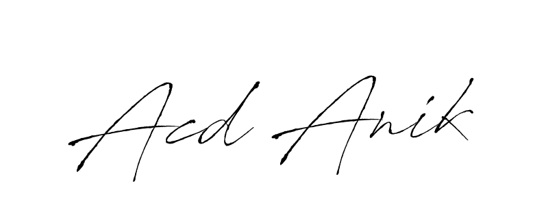 Make a beautiful signature design for name Acd Anik. Use this online signature maker to create a handwritten signature for free. Acd Anik signature style 6 images and pictures png