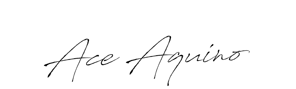 Also we have Ace Aquino name is the best signature style. Create professional handwritten signature collection using Antro_Vectra autograph style. Ace Aquino signature style 6 images and pictures png