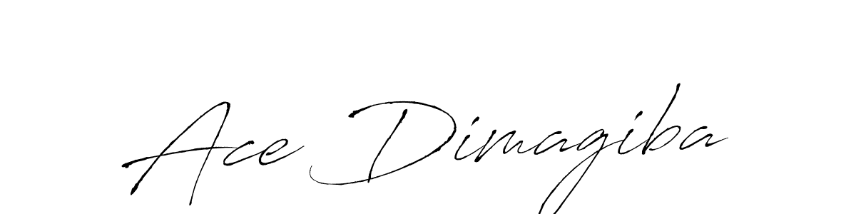 Make a beautiful signature design for name Ace Dimagiba. With this signature (Antro_Vectra) style, you can create a handwritten signature for free. Ace Dimagiba signature style 6 images and pictures png