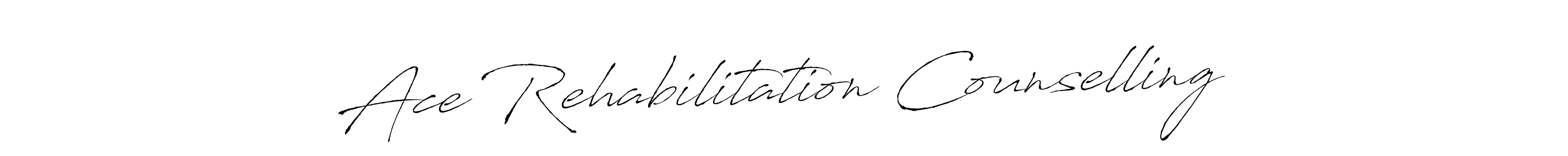 How to make Ace Rehabilitation Counselling name signature. Use Antro_Vectra style for creating short signs online. This is the latest handwritten sign. Ace Rehabilitation Counselling signature style 6 images and pictures png