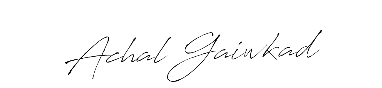 Antro_Vectra is a professional signature style that is perfect for those who want to add a touch of class to their signature. It is also a great choice for those who want to make their signature more unique. Get Achal Gaiwkad name to fancy signature for free. Achal Gaiwkad signature style 6 images and pictures png
