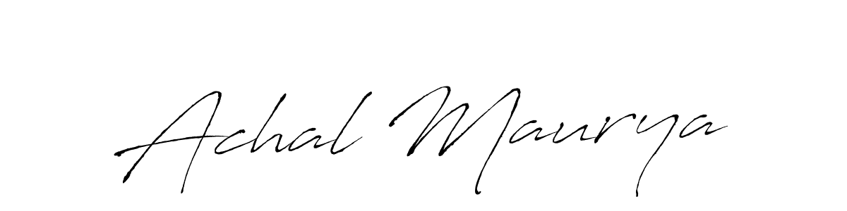 Make a beautiful signature design for name Achal Maurya. Use this online signature maker to create a handwritten signature for free. Achal Maurya signature style 6 images and pictures png