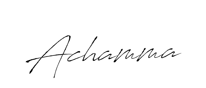 Make a beautiful signature design for name Achamma. With this signature (Antro_Vectra) style, you can create a handwritten signature for free. Achamma signature style 6 images and pictures png