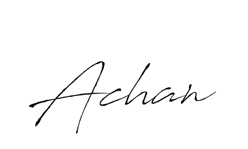 Also You can easily find your signature by using the search form. We will create Achan name handwritten signature images for you free of cost using Antro_Vectra sign style. Achan signature style 6 images and pictures png