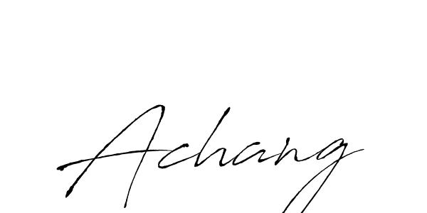 Make a beautiful signature design for name Achang. Use this online signature maker to create a handwritten signature for free. Achang signature style 6 images and pictures png