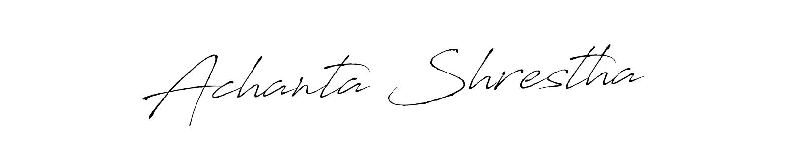 Here are the top 10 professional signature styles for the name Achanta Shrestha. These are the best autograph styles you can use for your name. Achanta Shrestha signature style 6 images and pictures png