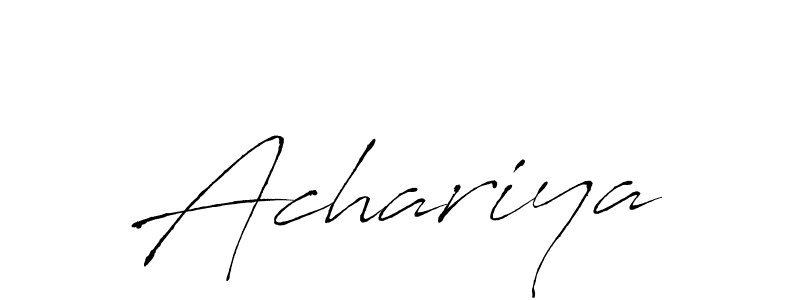 How to make Achariya signature? Antro_Vectra is a professional autograph style. Create handwritten signature for Achariya name. Achariya signature style 6 images and pictures png