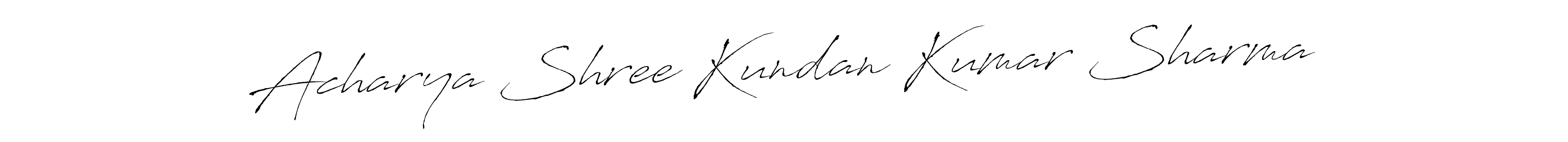 You can use this online signature creator to create a handwritten signature for the name Acharya Shree Kundan Kumar Sharma. This is the best online autograph maker. Acharya Shree Kundan Kumar Sharma signature style 6 images and pictures png