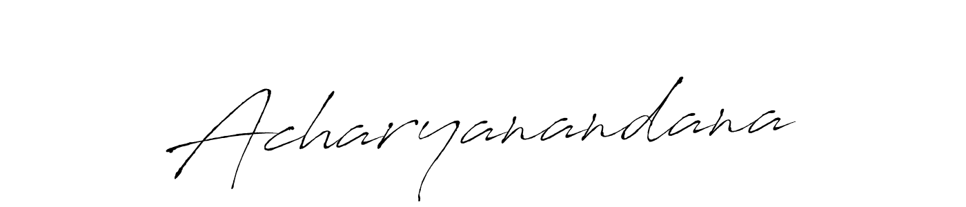 Create a beautiful signature design for name Acharyanandana. With this signature (Antro_Vectra) fonts, you can make a handwritten signature for free. Acharyanandana signature style 6 images and pictures png