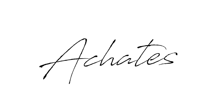 Create a beautiful signature design for name Achates. With this signature (Antro_Vectra) fonts, you can make a handwritten signature for free. Achates signature style 6 images and pictures png