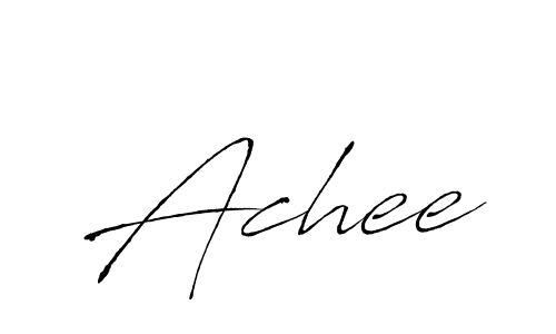 How to make Achee name signature. Use Antro_Vectra style for creating short signs online. This is the latest handwritten sign. Achee signature style 6 images and pictures png