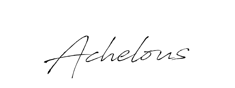 Achelous stylish signature style. Best Handwritten Sign (Antro_Vectra) for my name. Handwritten Signature Collection Ideas for my name Achelous. Achelous signature style 6 images and pictures png