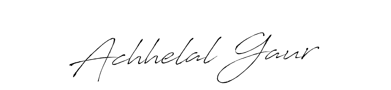 This is the best signature style for the Achhelal Gaur name. Also you like these signature font (Antro_Vectra). Mix name signature. Achhelal Gaur signature style 6 images and pictures png