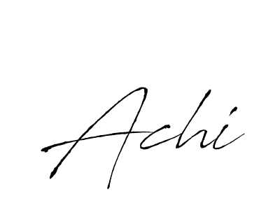 Use a signature maker to create a handwritten signature online. With this signature software, you can design (Antro_Vectra) your own signature for name Achi. Achi signature style 6 images and pictures png