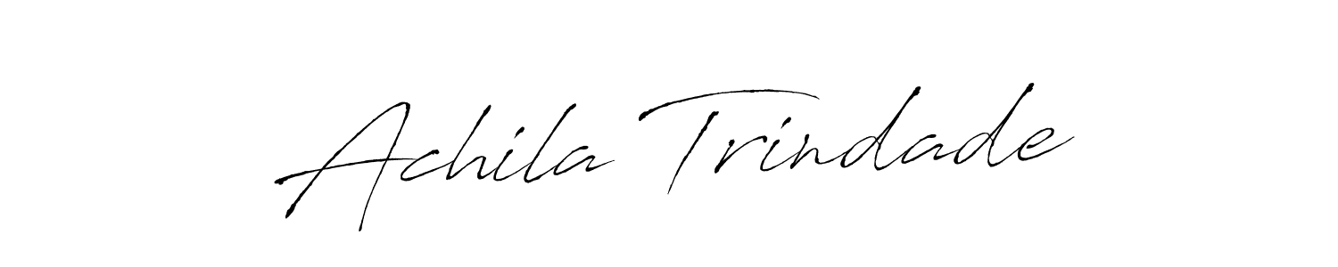 This is the best signature style for the Achila Trindade name. Also you like these signature font (Antro_Vectra). Mix name signature. Achila Trindade signature style 6 images and pictures png