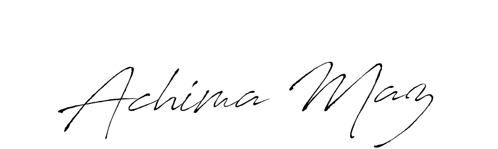 Make a short Achima Maz signature style. Manage your documents anywhere anytime using Antro_Vectra. Create and add eSignatures, submit forms, share and send files easily. Achima Maz signature style 6 images and pictures png