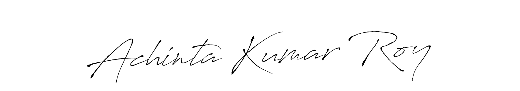 Create a beautiful signature design for name Achinta Kumar Roy. With this signature (Antro_Vectra) fonts, you can make a handwritten signature for free. Achinta Kumar Roy signature style 6 images and pictures png