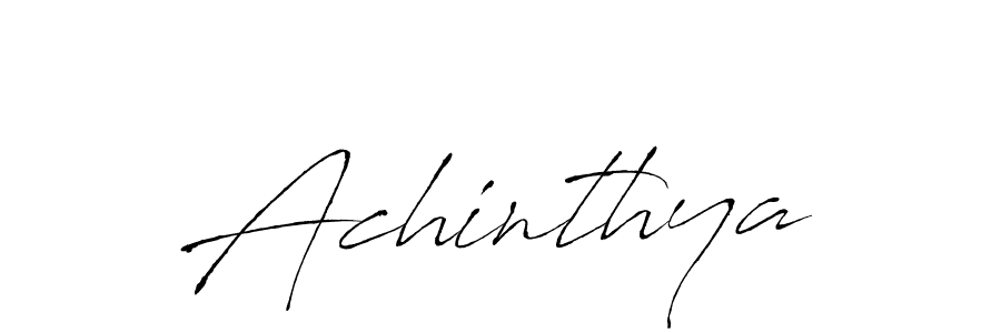 Create a beautiful signature design for name Achinthya. With this signature (Antro_Vectra) fonts, you can make a handwritten signature for free. Achinthya signature style 6 images and pictures png