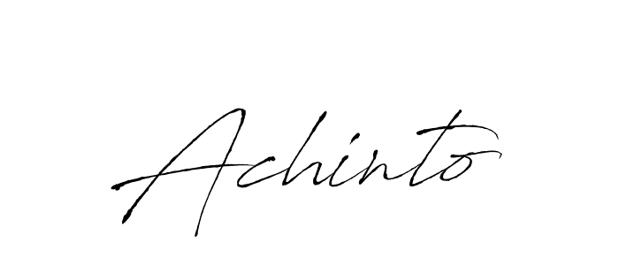 Make a beautiful signature design for name Achinto. Use this online signature maker to create a handwritten signature for free. Achinto signature style 6 images and pictures png