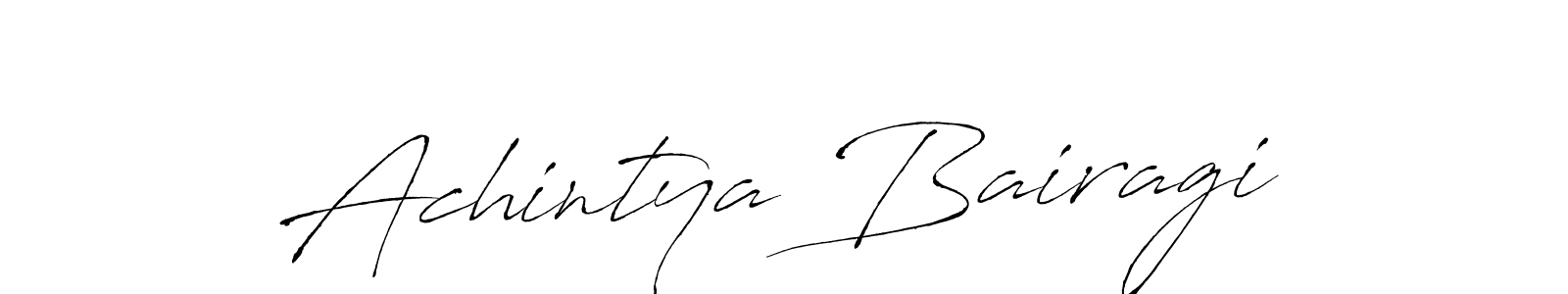 Make a beautiful signature design for name Achintya Bairagi. With this signature (Antro_Vectra) style, you can create a handwritten signature for free. Achintya Bairagi signature style 6 images and pictures png