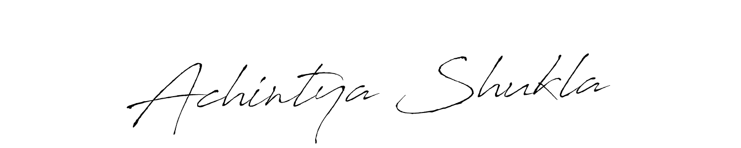 How to make Achintya Shukla signature? Antro_Vectra is a professional autograph style. Create handwritten signature for Achintya Shukla name. Achintya Shukla signature style 6 images and pictures png