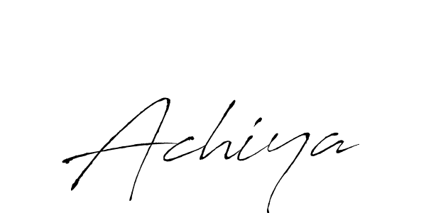 Achiya stylish signature style. Best Handwritten Sign (Antro_Vectra) for my name. Handwritten Signature Collection Ideas for my name Achiya. Achiya signature style 6 images and pictures png