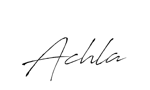 Also we have Achla name is the best signature style. Create professional handwritten signature collection using Antro_Vectra autograph style. Achla signature style 6 images and pictures png