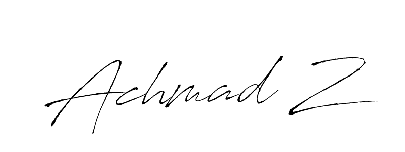 Similarly Antro_Vectra is the best handwritten signature design. Signature creator online .You can use it as an online autograph creator for name Achmad Z. Achmad Z signature style 6 images and pictures png