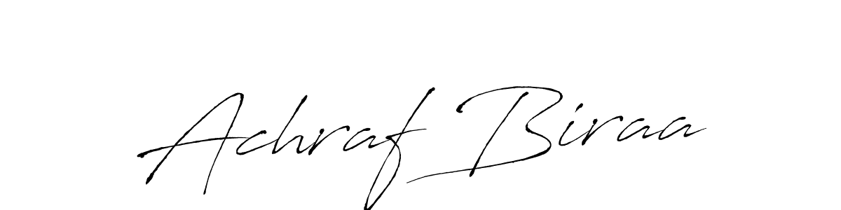 Also we have Achraf Biraa name is the best signature style. Create professional handwritten signature collection using Antro_Vectra autograph style. Achraf Biraa signature style 6 images and pictures png