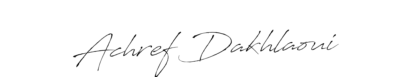 Also You can easily find your signature by using the search form. We will create Achref Dakhlaoui name handwritten signature images for you free of cost using Antro_Vectra sign style. Achref Dakhlaoui signature style 6 images and pictures png