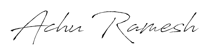 Make a beautiful signature design for name Achu Ramesh. Use this online signature maker to create a handwritten signature for free. Achu Ramesh signature style 6 images and pictures png