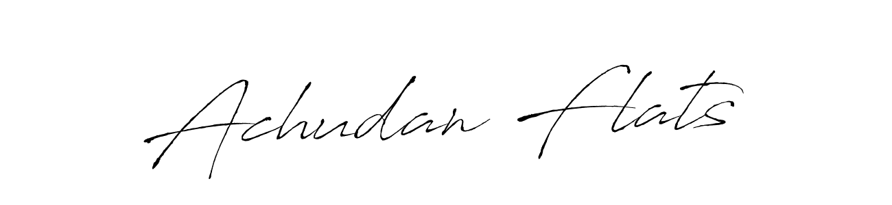 Also we have Achudan Flats name is the best signature style. Create professional handwritten signature collection using Antro_Vectra autograph style. Achudan Flats signature style 6 images and pictures png