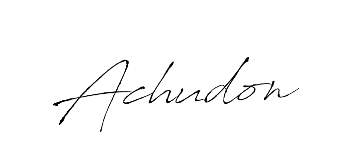 The best way (Antro_Vectra) to make a short signature is to pick only two or three words in your name. The name Achudon include a total of six letters. For converting this name. Achudon signature style 6 images and pictures png