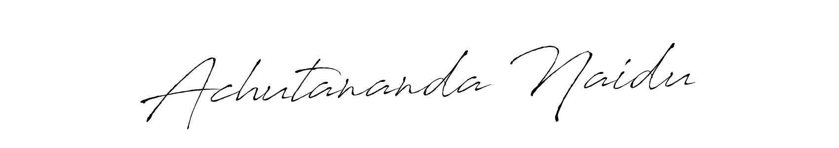 Also we have Achutananda Naidu name is the best signature style. Create professional handwritten signature collection using Antro_Vectra autograph style. Achutananda Naidu signature style 6 images and pictures png