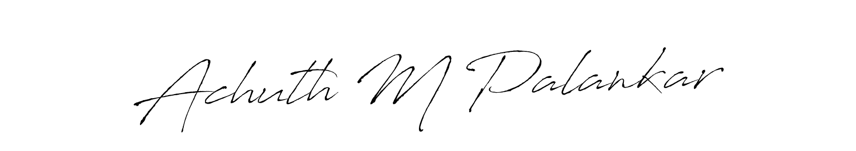 Here are the top 10 professional signature styles for the name Achuth M Palankar. These are the best autograph styles you can use for your name. Achuth M Palankar signature style 6 images and pictures png