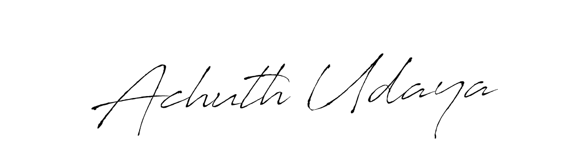 You should practise on your own different ways (Antro_Vectra) to write your name (Achuth Udaya) in signature. don't let someone else do it for you. Achuth Udaya signature style 6 images and pictures png