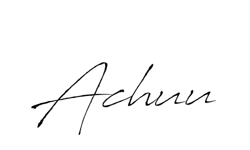 Make a beautiful signature design for name Achuu. Use this online signature maker to create a handwritten signature for free. Achuu signature style 6 images and pictures png
