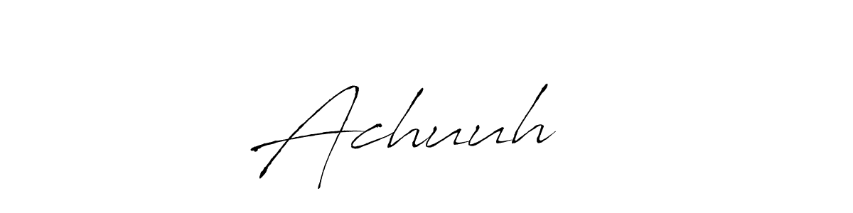 Make a short Achuuh❤️ signature style. Manage your documents anywhere anytime using Antro_Vectra. Create and add eSignatures, submit forms, share and send files easily. Achuuh❤️ signature style 6 images and pictures png